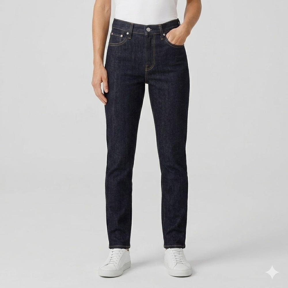 Red Card‎ Tokyo Slim Straight Jeans Dark Wash Denim Size 23
